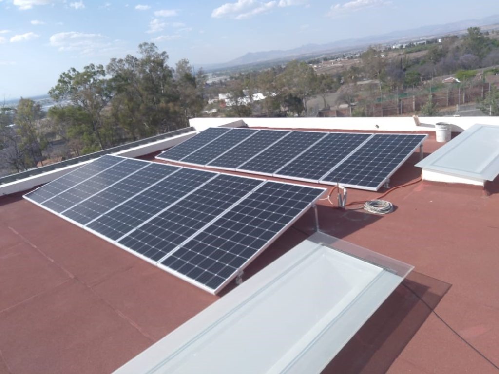 Paneles Solares instalados en Irapuato